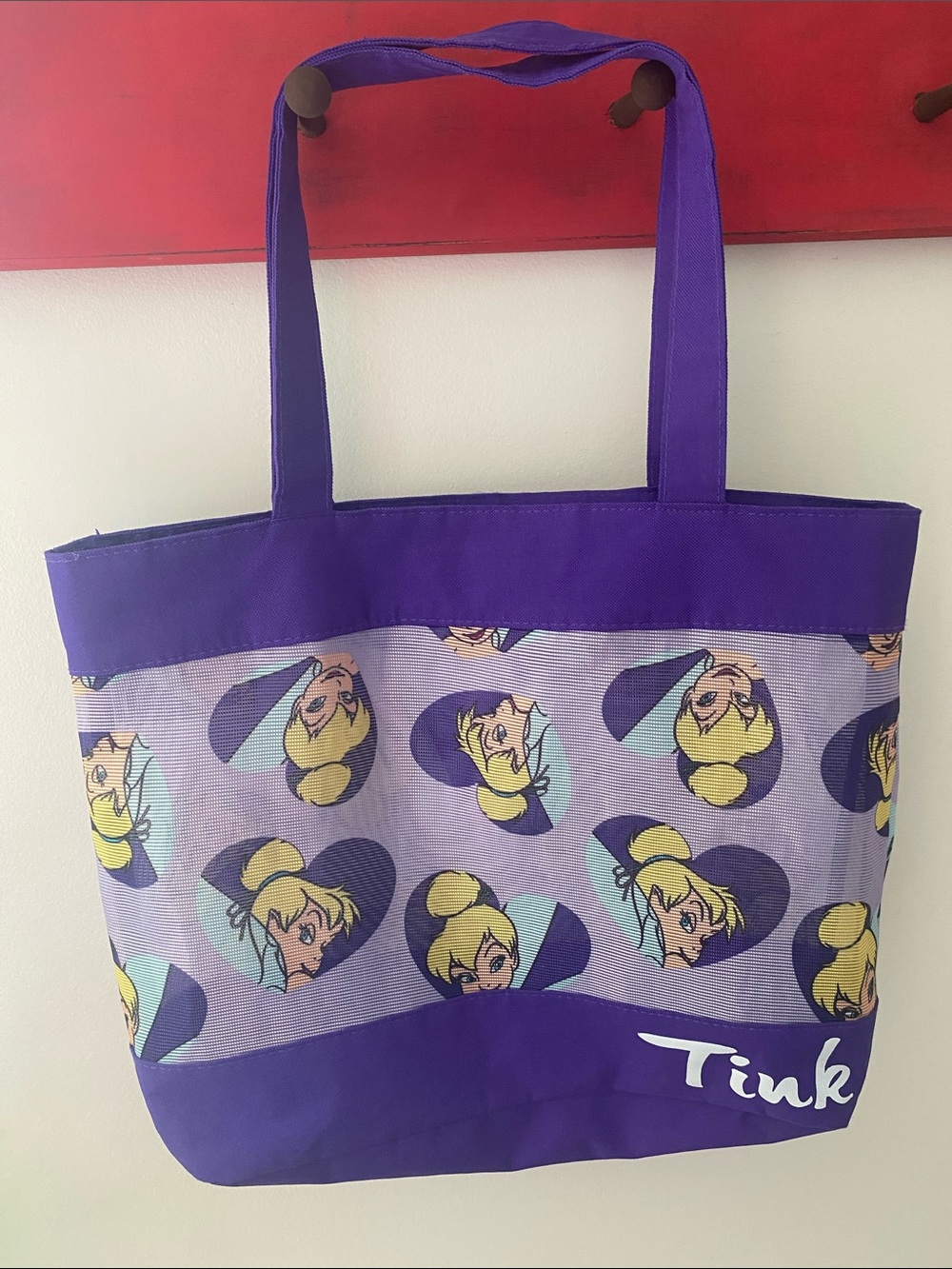 Disney Tinker Bell Tote Bag travel storage